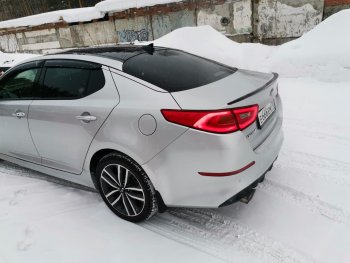 3 399 р. Лип спойлер АВТОКРАТ  KIA Optima  3 TF (2010-2016) дорестайлинг седан, рестайлинг седан (Неокрашенный)  с доставкой в г. Горно‑Алтайск. Увеличить фотографию 3