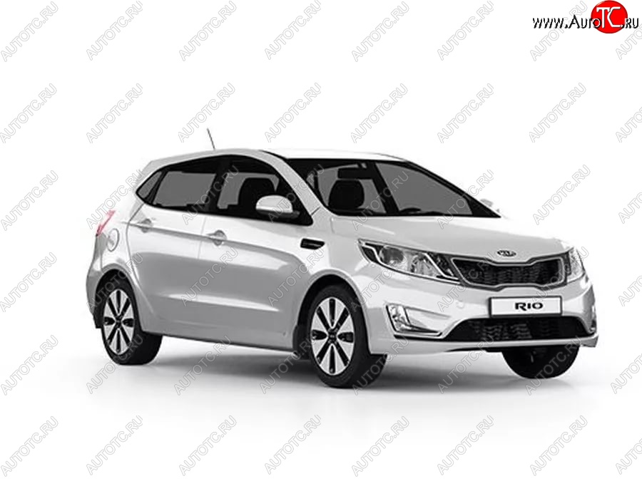 3 659 р. Стандартный передний бампер KIA Rio 3 QB дорестайлингхэтчбек5дв. (2011-2015) (Окрашенный)  с доставкой в г. Горно‑Алтайск