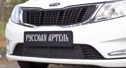 1 769 р. Защитная сетка решетки переднего бампера РА KIA Rio 3 QB дорестайлингхэтчбек5дв. (2011-2015)  с доставкой в г. Горно‑Алтайск. Увеличить фотографию 6