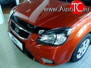 2 069 р. Дефлектор капота NovLine KIA Rio 2 JB дорестайлинг седан (2005-2009)  с доставкой в г. Горно‑Алтайск