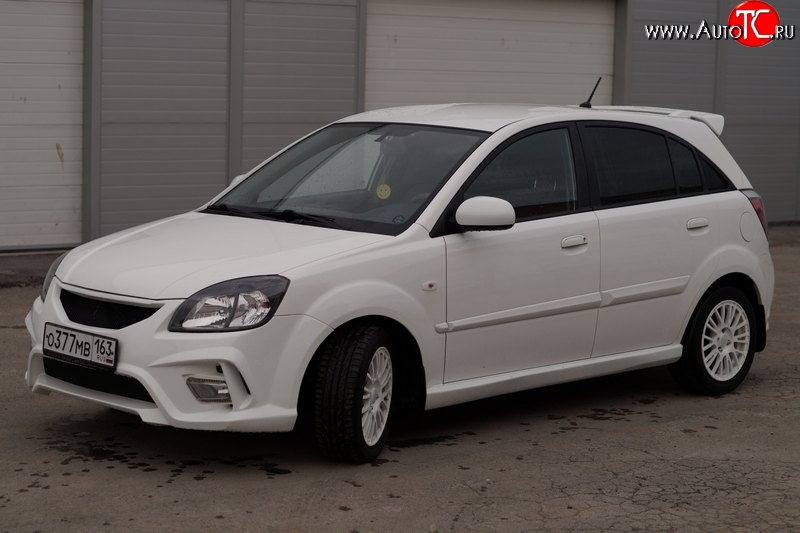 4 599 р. Комплект порогов Vita Dm  KIA Rio ( 2 JB,  4 FB) (2005-2024) дорестайлинг седан, дорестайлинг, хэтчбэк 5 дв., рестайлинг, хэтчбэк 5 дв., рестайлинг седан (Неокрашенные)  с доставкой в г. Горно‑Алтайск