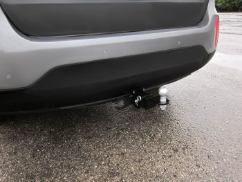 15 299 р. Фаркоп Petroil Tuning (съемный квадрат)  KIA Sorento  XM (2012-2015) рестайлинг  с доставкой в г. Горно‑Алтайск. Увеличить фотографию 3