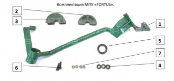 28 949 р. Замок рулевого вала FORTUS (бесштыревой)  KIA Sorento  MQ4 (2020-2022) (Вал d 17)  с доставкой в г. Горно‑Алтайск. Увеличить фотографию 2