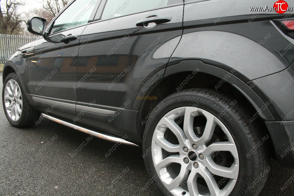 11 749 р. Пороги SS Land Rover Range Rover Evoque 1 L538 дорестайлинг 5 дв. (2011-2015)  с доставкой в г. Горно‑Алтайск