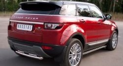 15 799 р. Защита порогов из круглой трубы диаметром 63 мм (Prestige u Pure) Russtal Land Rover Range Rover Evoque 1 L538 дорестайлинг 5 дв. (2011-2015) (Защита порогов с со скосами на торцах (вариант 1))  с доставкой в г. Горно‑Алтайск. Увеличить фотографию 4