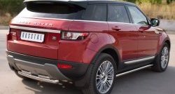 15 799 р. Защита порогов из круглой трубы диаметром 63 мм (Prestige u Pure) Russtal Land Rover Range Rover Evoque 1 L538 дорестайлинг 5 дв. (2011-2015) (Защита порогов с со скосами на торцах (вариант 1))  с доставкой в г. Горно‑Алтайск. Увеличить фотографию 8