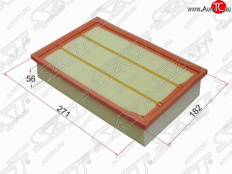 429 р. Фильтр воздушный двигателя SAT (271х182х56 mm)  Land Rover Freelander  L359 (2006-2012) дорестайлинг, 1-ый рестайлинг  с доставкой в г. Горно‑Алтайск