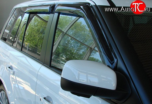 2 989 р. Дефлекторы окон (ветровики) Novline 4 шт. Land Rover Range Rover Sport 1 L320 дорестайлинг (2005-2009)  с доставкой в г. Горно‑Алтайск