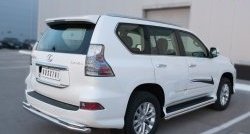 23 999 р. Защита заднего бампера (Ø63 и 42 мм, с углами, нержавейка) SLITKOFF Lexus GX460 J150 1-ый рестайлинг (2013-2019)  с доставкой в г. Горно‑Алтайск. Увеличить фотографию 2