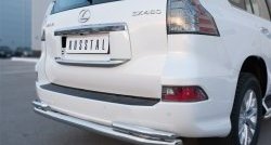 23 999 р. Защита заднего бампера (Ø63 и 42 мм, с углами, нержавейка) SLITKOFF Lexus GX460 J150 1-ый рестайлинг (2013-2019)  с доставкой в г. Горно‑Алтайск. Увеличить фотографию 3