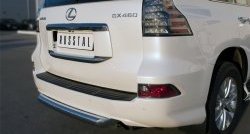 17 999 р. Защита заднего бампера (Ø76 мм, нержавейка) SLITKOFF Lexus GX460 J150 1-ый рестайлинг (2013-2019)  с доставкой в г. Горно‑Алтайск. Увеличить фотографию 2