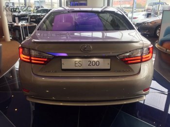 2 049 р. Лип спойлер АВТОКРАТ Lexus ES300h XV60 дорестайлинг (2012-2015) (Неокрашенный)  с доставкой в г. Горно‑Алтайск. Увеличить фотографию 3