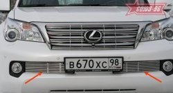 9 359 р. Декоративный элемент воздухозаборника Souz-96 (d10) Lexus GX460 J150 дорестайлинг (2009-2013)  с доставкой в г. Горно‑Алтайск. Увеличить фотографию 1