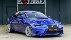 7 799 р. Клыки на передний бампер Tuning-Sport Lexus IS250 XE30 седан дорестайлинг (2013-2016) (Неокрашенная)  с доставкой в г. Горно‑Алтайск. Увеличить фотографию 5