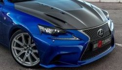 1 299 р. Реснички на фары Tuning-Sport Lexus IS250 XE30 седан дорестайлинг (2013-2016) (Неокрашенные)  с доставкой в г. Горно‑Алтайск. Увеличить фотографию 9