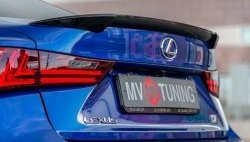 5 899 р. Лип спойлер Tuning-Sport Lexus IS250 XE30 седан дорестайлинг (2013-2016) (Неокрашенный)  с доставкой в г. Горно‑Алтайск. Увеличить фотографию 2