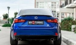 5 899 р. Лип спойлер Tuning-Sport Lexus IS250 XE30 седан дорестайлинг (2013-2016) (Неокрашенный)  с доставкой в г. Горно‑Алтайск. Увеличить фотографию 8