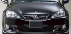 7 999 р. Накладка на передний бампер CT Lexus IS250 XE20 седан дорестайлинг (2005-2013) (Неокрашенная)  с доставкой в г. Горно‑Алтайск. Увеличить фотографию 2