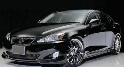 7 999 р. Накладка на передний бампер CT Lexus IS250 XE20 седан дорестайлинг (2005-2013) (Неокрашенная)  с доставкой в г. Горно‑Алтайск. Увеличить фотографию 3