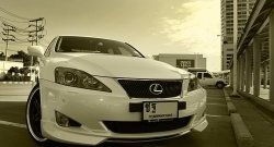 9 299 р. Накладка на передний бампер WALD SPORTS LINE Lexus IS250 XE20 седан дорестайлинг (2005-2013) (Неокрашенная)  с доставкой в г. Горно‑Алтайск. Увеличить фотографию 2