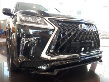 45 999 р. Юбка переднего бампера HEMMES Lexus LX570 J200 2-ой рестайлинг (2015-2022) (Неокрашенная)  с доставкой в г. Горно‑Алтайск. Увеличить фотографию 13