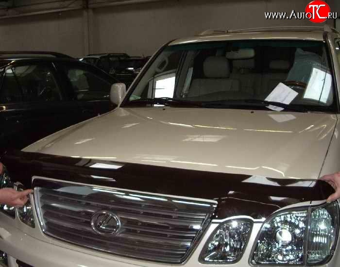 3 599 р. Дефлектор капота NovLine  Lexus LX470  J100 (1998-2002) дорестайлинг  с доставкой в г. Горно‑Алтайск