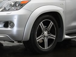 17 499 р. Накладки на колёсные арки GOLDMAN DAMD Lexus LX570 J200 дорестайлинг (2007-2012) (Неокрашенные)  с доставкой в г. Горно‑Алтайск. Увеличить фотографию 4