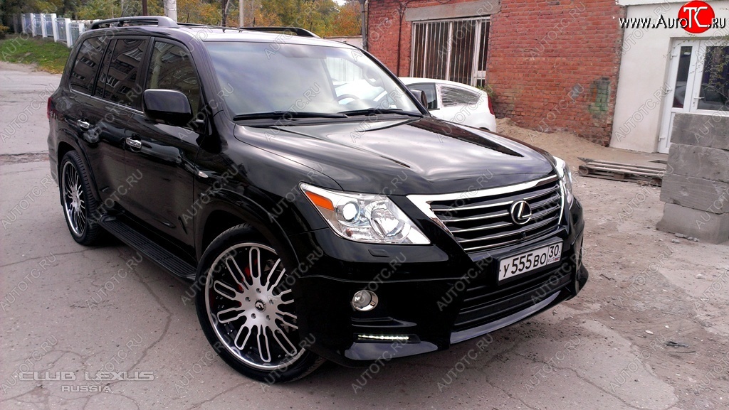 15 349 р. Накладки на колёсные арки JAOS Lexus LX570 J200 дорестайлинг (2007-2012) (Неокрашенные)  с доставкой в г. Горно‑Алтайск