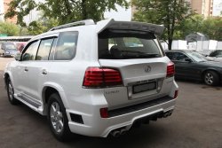 15 349 р. Накладки на колёсные арки WALD BLACK BISON Lexus LX570 J200 дорестайлинг (2007-2012) (Неокрашенные)  с доставкой в г. Горно‑Алтайск. Увеличить фотографию 4