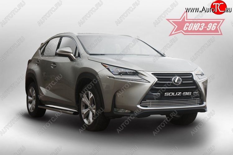 10 499 р. Декоративный элемент воздухозаборника Souz-96 (d10) Lexus NX200T Z10 (2014-2017)  с доставкой в г. Горно‑Алтайск