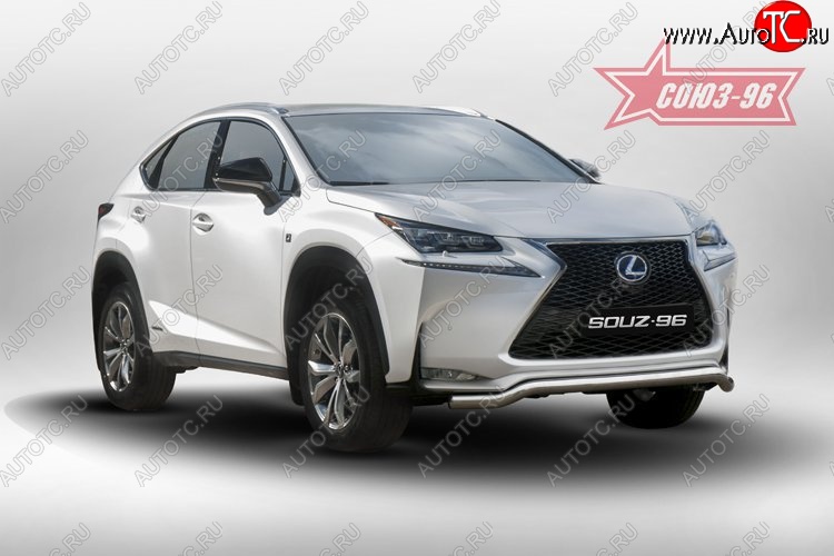 18 764 р. Защита переднего бампера одинарная Sport Souz-96 Premium (d60) Lexus NX200 Z10 дорестайлинг (2014-2017)  с доставкой в г. Горно‑Алтайск