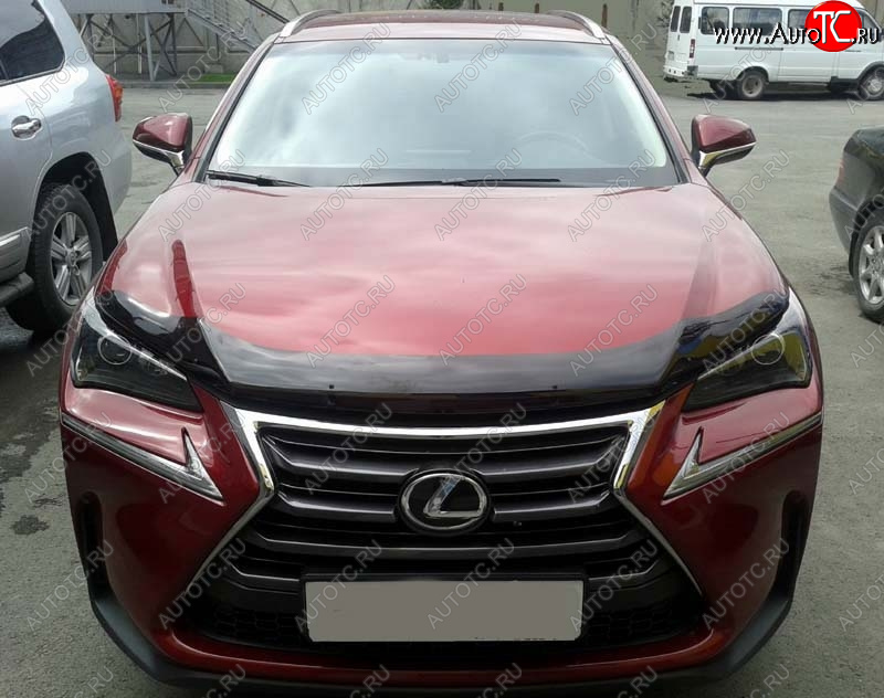 2 999 р. Дефлектор капота SIM Lexus NX200 Z10 дорестайлинг (2014-2017)  с доставкой в г. Горно‑Алтайск