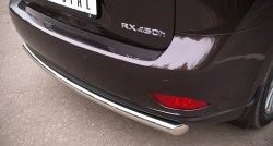 15 349 р. Одинарная защита заднего бампера из трубы диаметром 63 мм SLITKOFF  Lexus RX270  AL10 - RX450H  AL10  с доставкой в г. Горно‑Алтайск. Увеличить фотографию 3