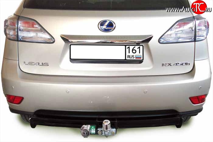 8 349 р. Фаркоп Лидер Плюс (до 1200 кг) Lexus RX350 AL10 дорестайлинг (2008-2012) (Без электропакета)  с доставкой в г. Горно‑Алтайск