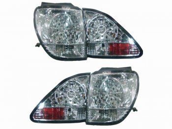 Комплект задних фонарей SAT (белые/диодные) Lexus RX300  XU10 (1995-2001), Toyota Harrier  XU10 (1997-2003)