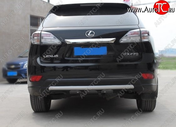 21 599 р. Накладка на задний бампер CT v3 Lexus RX350 AL10 дорестайлинг (2008-2012) (Неокрашенная)  с доставкой в г. Горно‑Алтайск