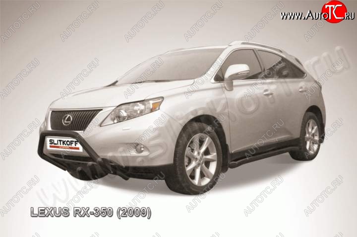 23 799 р. Кенгурятник d57 низкий мини Lexus RX350 AL10 дорестайлинг (2008-2012) (Цвет: серебристый)  с доставкой в г. Горно‑Алтайск