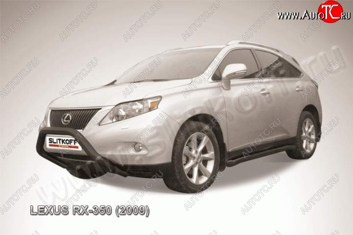 28 999 р. Кенгурятник d76 низкий мини Lexus RX350 AL10 дорестайлинг (2008-2012) (Цвет: серебристый)  с доставкой в г. Горно‑Алтайск