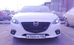 2 549 р. Рамка гос. номера Style Mazda 3/Axela BM дорестайлинг седан (2013-2016)  с доставкой в г. Горно‑Алтайск. Увеличить фотографию 3