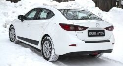 759 р. Реснички на фонари RA  Mazda 3/Axela  BM (2013-2016) дорестайлинг седан (Неокрашенные)  с доставкой в г. Горно‑Алтайск. Увеличить фотографию 7