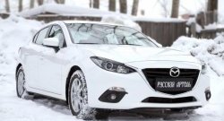 1 129 р. Реснички на фары RA Mazda 3/Axela BM дорестайлинг седан (2013-2016) (Неокрашенные)  с доставкой в г. Горно‑Алтайск. Увеличить фотографию 6