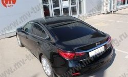 4 299 р. Козырёк на заднее стекло Sport Mazda 6 GJ дорестайлинг седан (2012-2015) (Неокрашенный)  с доставкой в г. Горно‑Алтайск. Увеличить фотографию 6