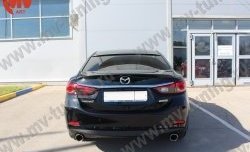 4 299 р. Козырёк на заднее стекло Sport Mazda 6 GJ дорестайлинг седан (2012-2015) (Неокрашенный)  с доставкой в г. Горно‑Алтайск. Увеличить фотографию 8