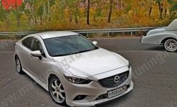 11 399 р. Пороги накладки SkyActivSport Mazda 6 GJ дорестайлинг седан (2012-2015) (Неокрашенные)  с доставкой в г. Горно‑Алтайск. Увеличить фотографию 2