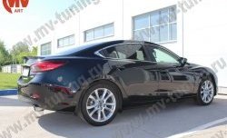 5 199 р. Лип спойлер Boomer Design Mazda 6 GJ дорестайлинг седан (2012-2015) (Неокрашенный)  с доставкой в г. Горно‑Алтайск. Увеличить фотографию 2