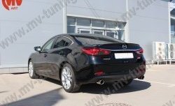 5 199 р. Лип спойлер Boomer Design Mazda 6 GJ дорестайлинг седан (2012-2015) (Неокрашенный)  с доставкой в г. Горно‑Алтайск. Увеличить фотографию 3