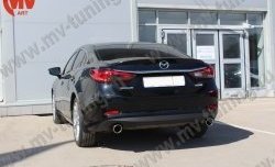 5 199 р. Лип спойлер Boomer Design Mazda 6 GJ дорестайлинг седан (2012-2015) (Неокрашенный)  с доставкой в г. Горно‑Алтайск. Увеличить фотографию 5