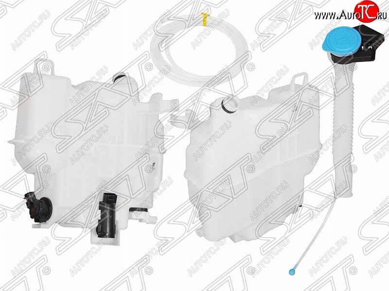 5 549 р. Бачок омывателей SAT (с горловиной, 2-мя моторами и датчиком уровня, большой) Mazda 6 GJ дорестайлинг седан (2012-2015)  с доставкой в г. Горно‑Алтайск