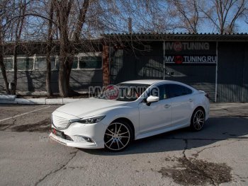 7 899 р. Решетка радиатора (Supreme с пакетом Plus и Executive, Grand Touring) MV tuning Mazda 6 GJ 1-ый рестайлинг седан (2015-2018) (Неокрашенная)  с доставкой в г. Горно‑Алтайск. Увеличить фотографию 3