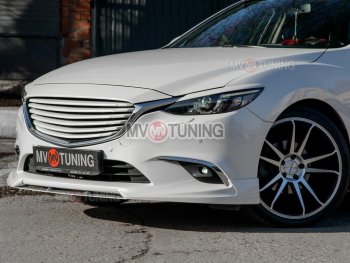 7 899 р. Решетка радиатора (Supreme с пакетом Plus и Executive, Grand Touring) MV tuning Mazda 6 GJ 1-ый рестайлинг седан (2015-2018) (Неокрашенная)  с доставкой в г. Горно‑Алтайск. Увеличить фотографию 7